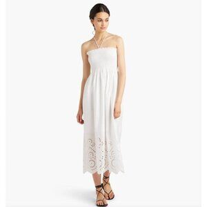 Hill House | Lucy Nap Dress |White Broderie Anglaise Size Sm